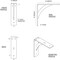 Ekena Millwork Legacy Steel Bracket, Antiqued Pewter 2"W x 8"D x 8"H BKTM02X08X08LEAPW - alternate 3